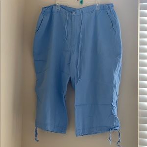 Men’s linen long shorts
